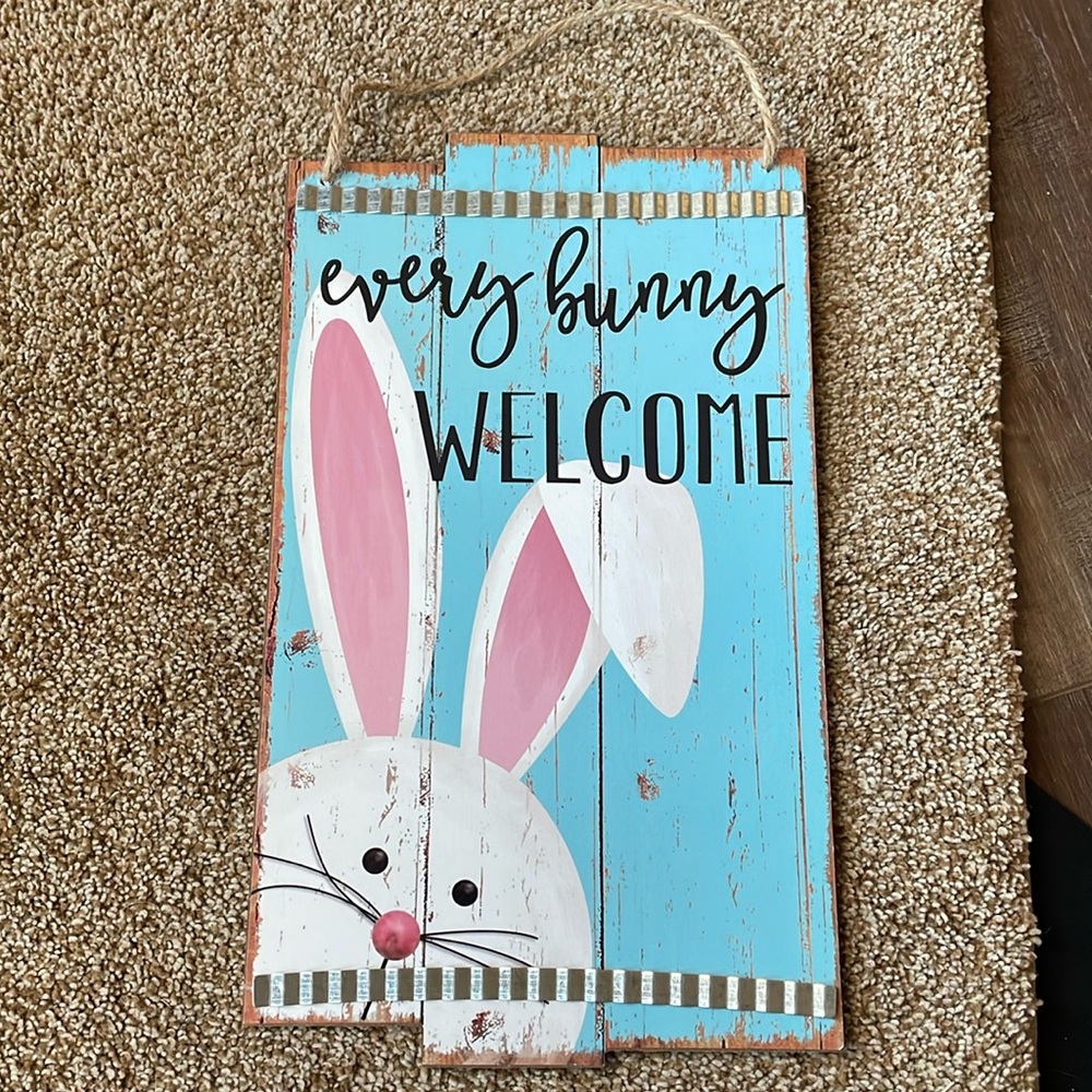 Every Bunny WELCOME Sign (Easter)